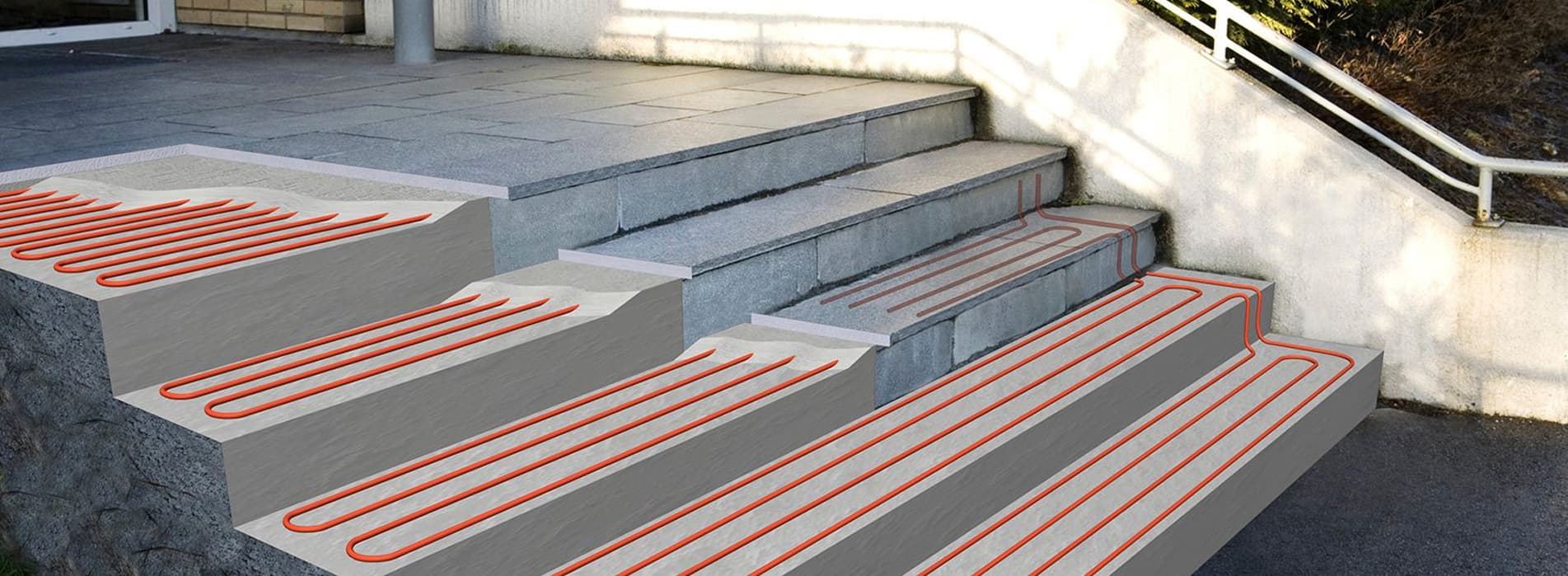 Нагревательный кабель и мат для таяния снега