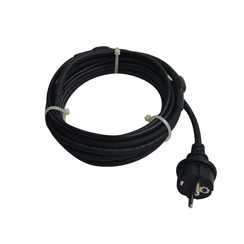 Обледенение крыш и водостоков с помощью кабеля постоянного напряжения 120 В/230 В с защитой от УФ-излучения.